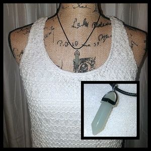 Jade Quartz Chakra Healing Necklace - Terra Moda